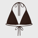 Knotted Triangle Top - Chocolate