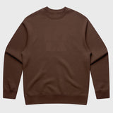 70's SRF LA Unisex Crewneck - Chocolate