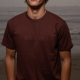 SRF SUMMERLAND Unisex Tee - Chocolate