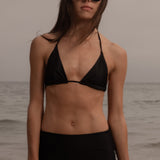 Knotted Triangle Top - Black