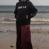 SRF LA Classic Hoodie - Ivory on Black