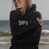 SRF LA Classic Hoodie - Ivory on Black