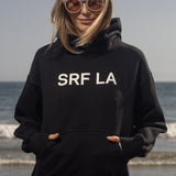 SRF LA Classic Hoodie - Ivory on Black