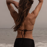 Knotted Triangle Top - Black