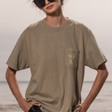 70'S SRF LA TEE - DUSTY SAND - Heidi Merrick