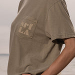 70'S SRF LA TEE - DUSTY SAND - Heidi Merrick