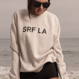 SRF LA Unisex Crewneck - Black on Cream