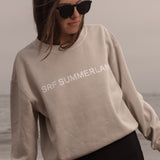 SRF SUMMERLAND Classic Crewneck - Faded Cream