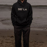 SRF LA Unisex Hoodie - Cream on Black