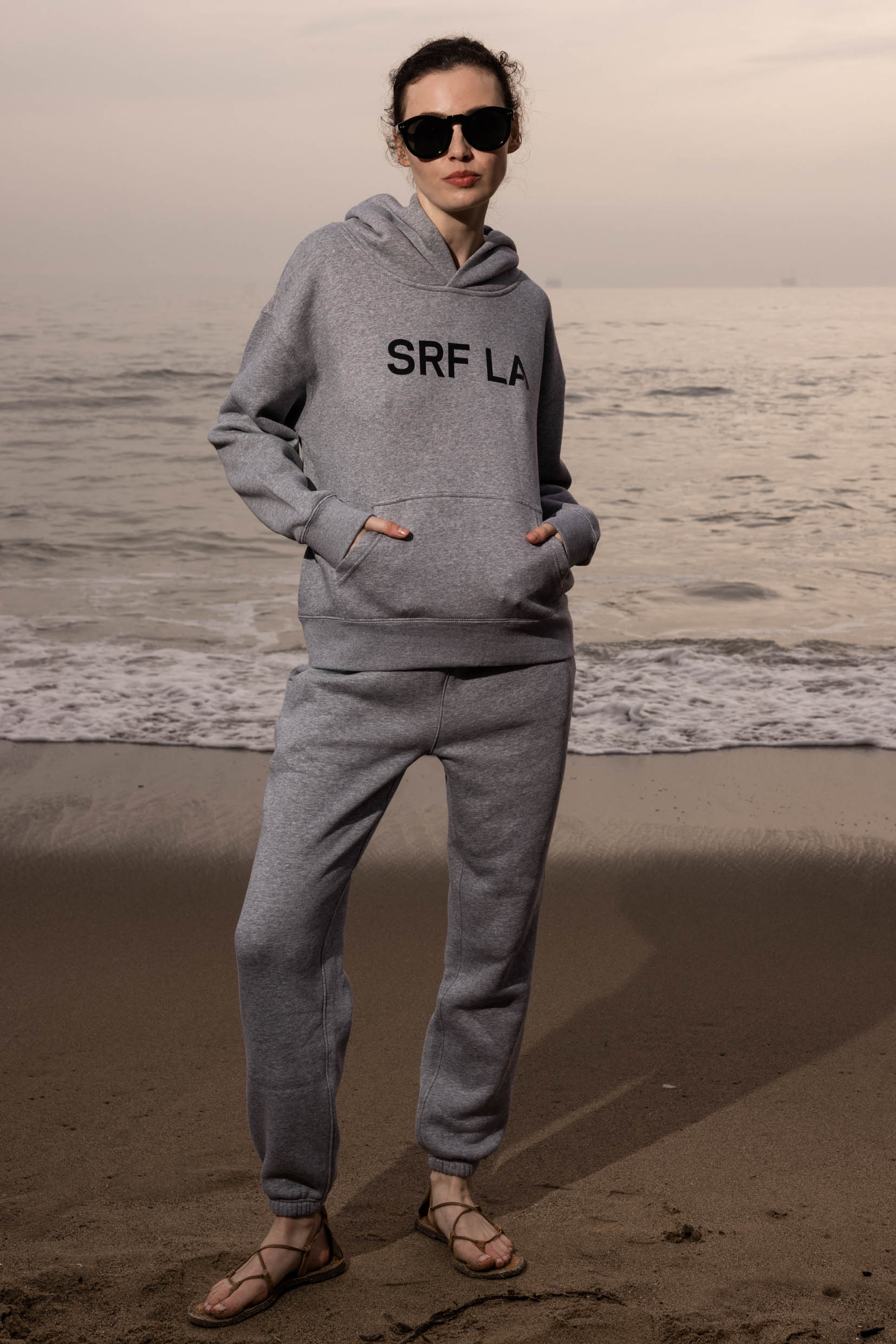SRF LA CLASSIC HOODIE - STONE WASH - Heidi Merrick