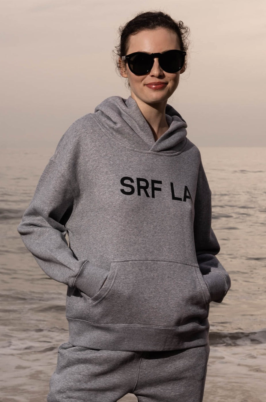 SRF LA CLASSIC HOODIE - STONE WASH - Heidi Merrick