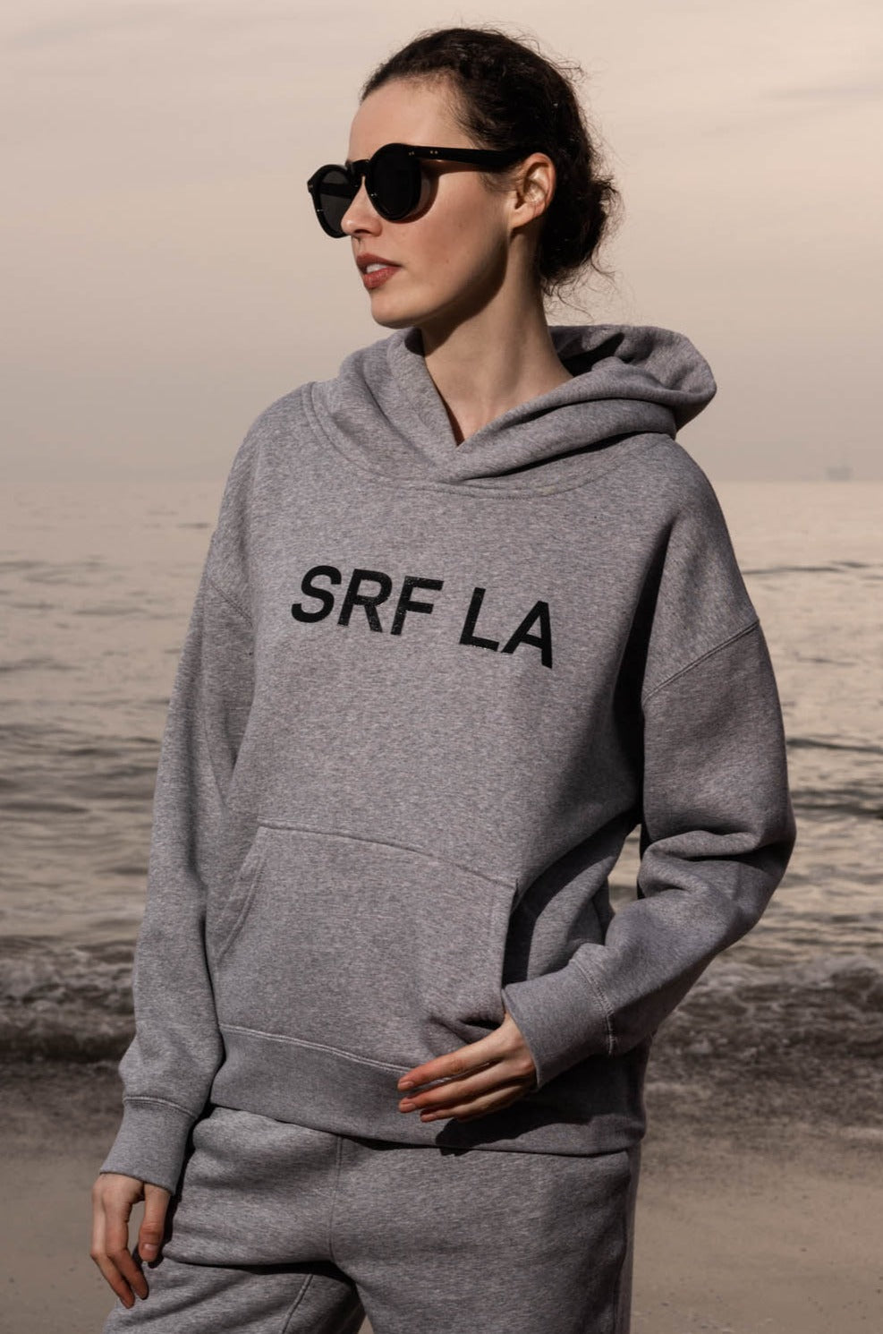 SRF LA CLASSIC HOODIE - STONE WASH - Heidi Merrick