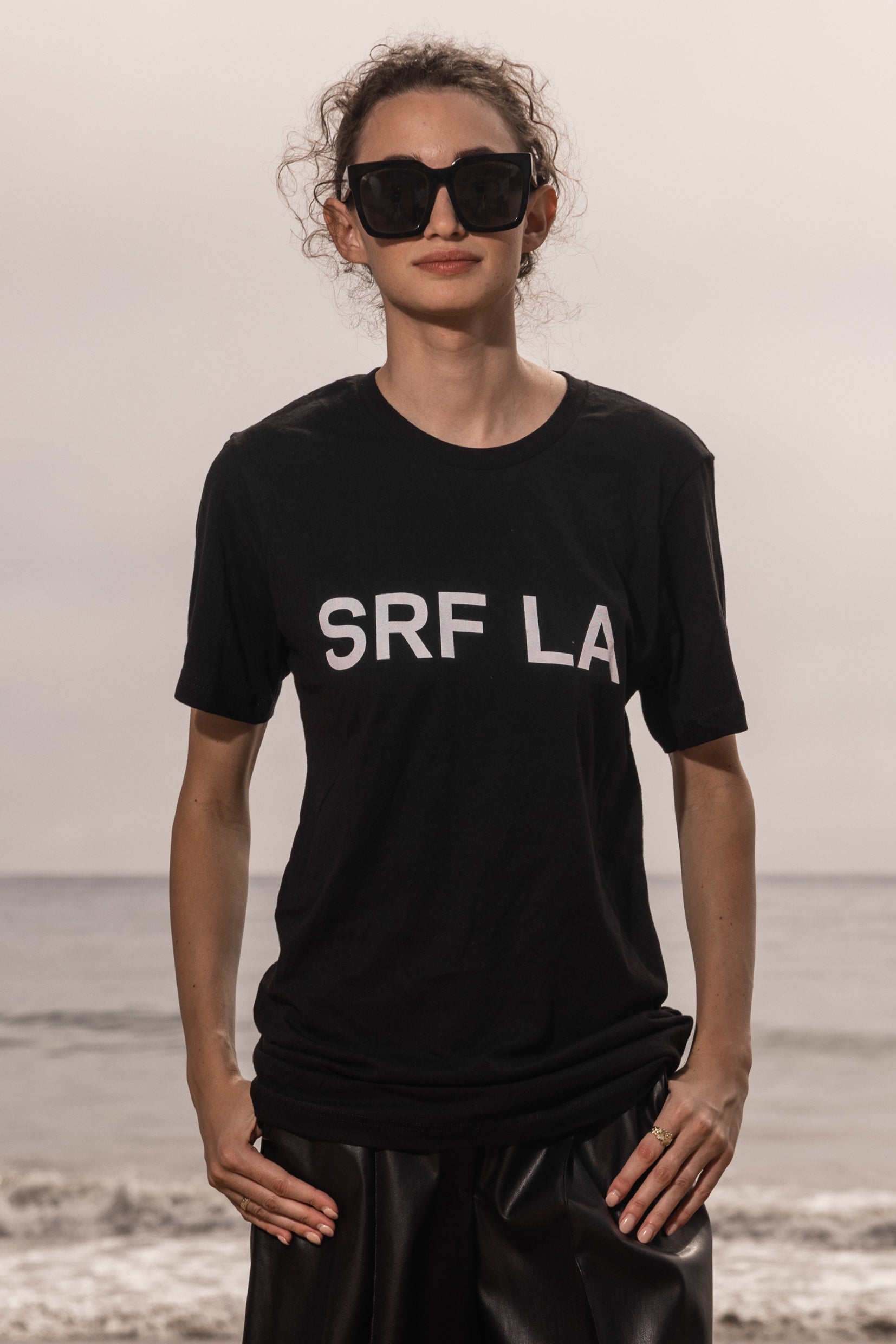 SRF LA TEE - BLACK - Heidi Merrick