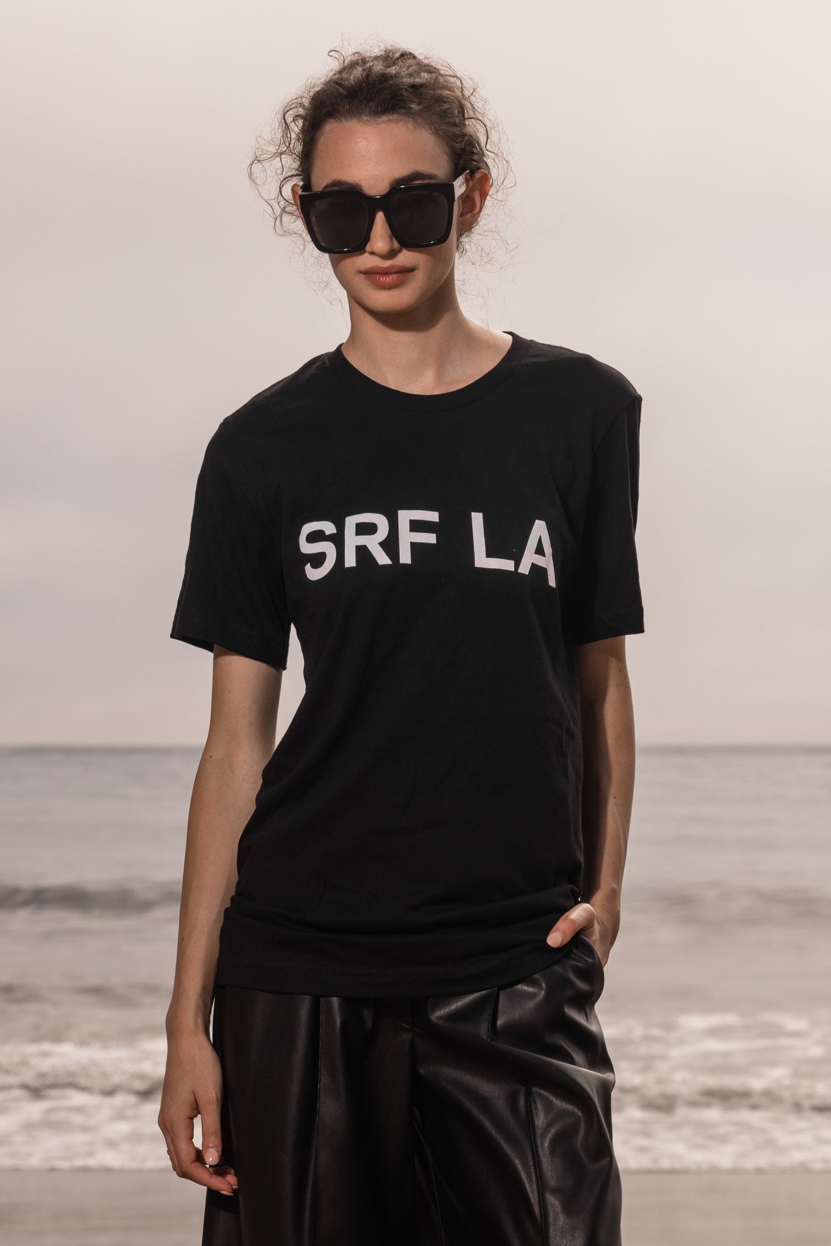 SRF LA TEE - BLACK - Heidi Merrick