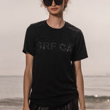 SRF CA TEE - BLACK ON BLACK - Heidi Merrick