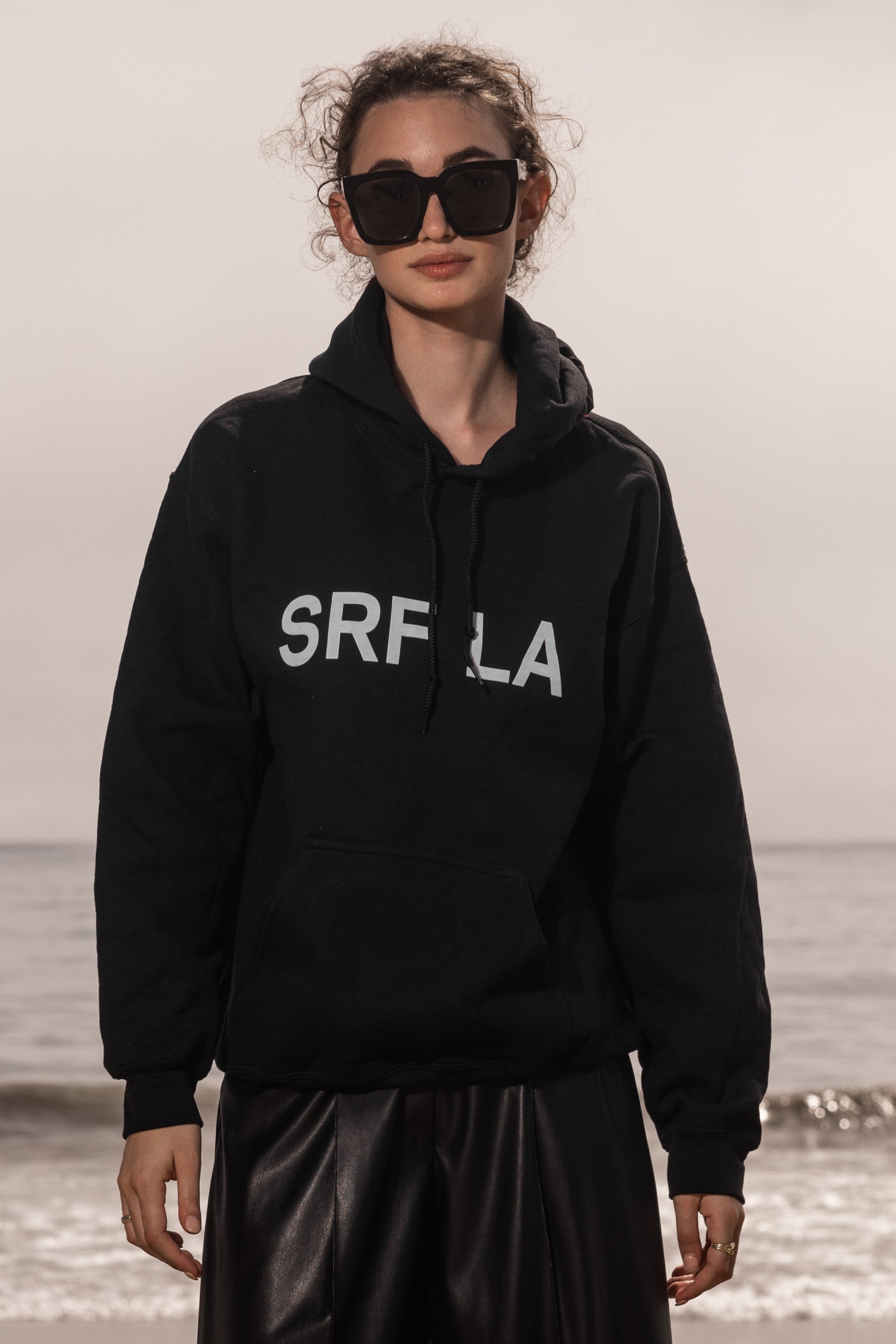 SRF LA CLASSIC HOODIE - BLACK - Heidi Merrick
