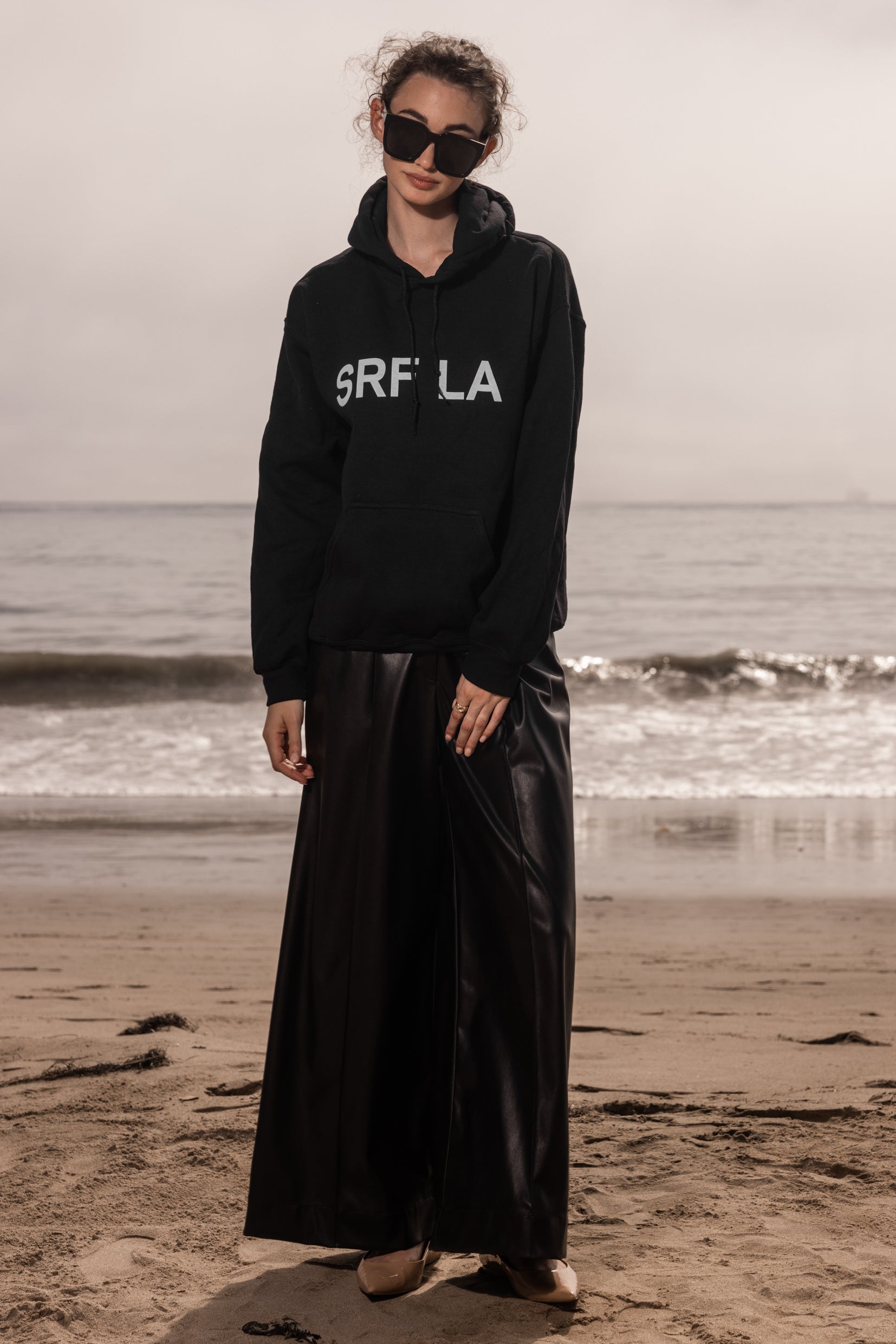 SRF LA CLASSIC HOODIE - BLACK - Heidi Merrick