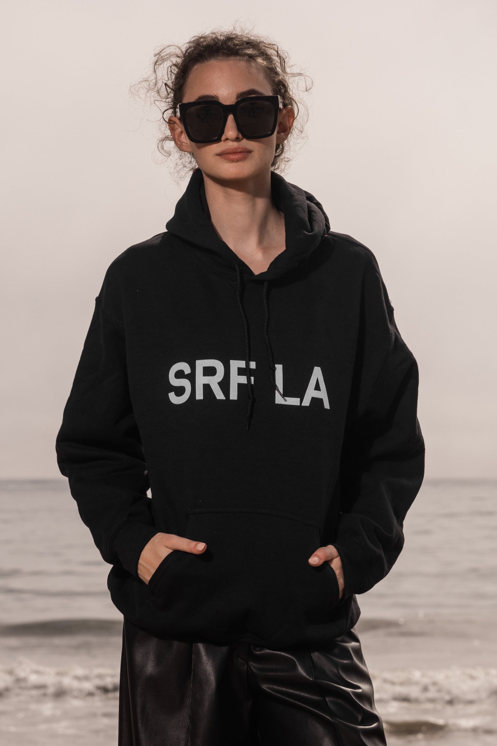 SRF LA CLASSIC HOODIE - BLACK - Heidi Merrick
