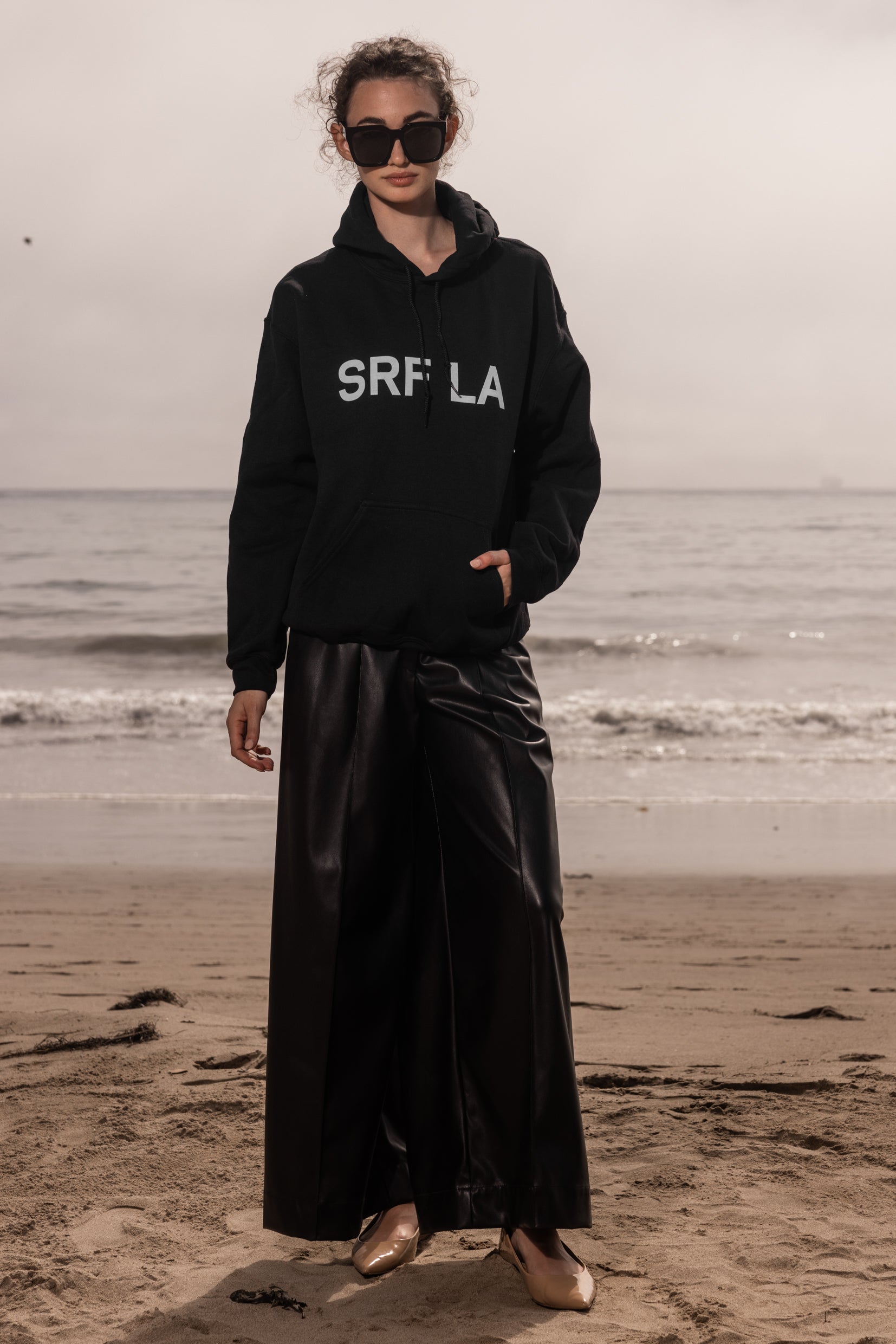 SRF LA CLASSIC HOODIE - BLACK - Heidi Merrick