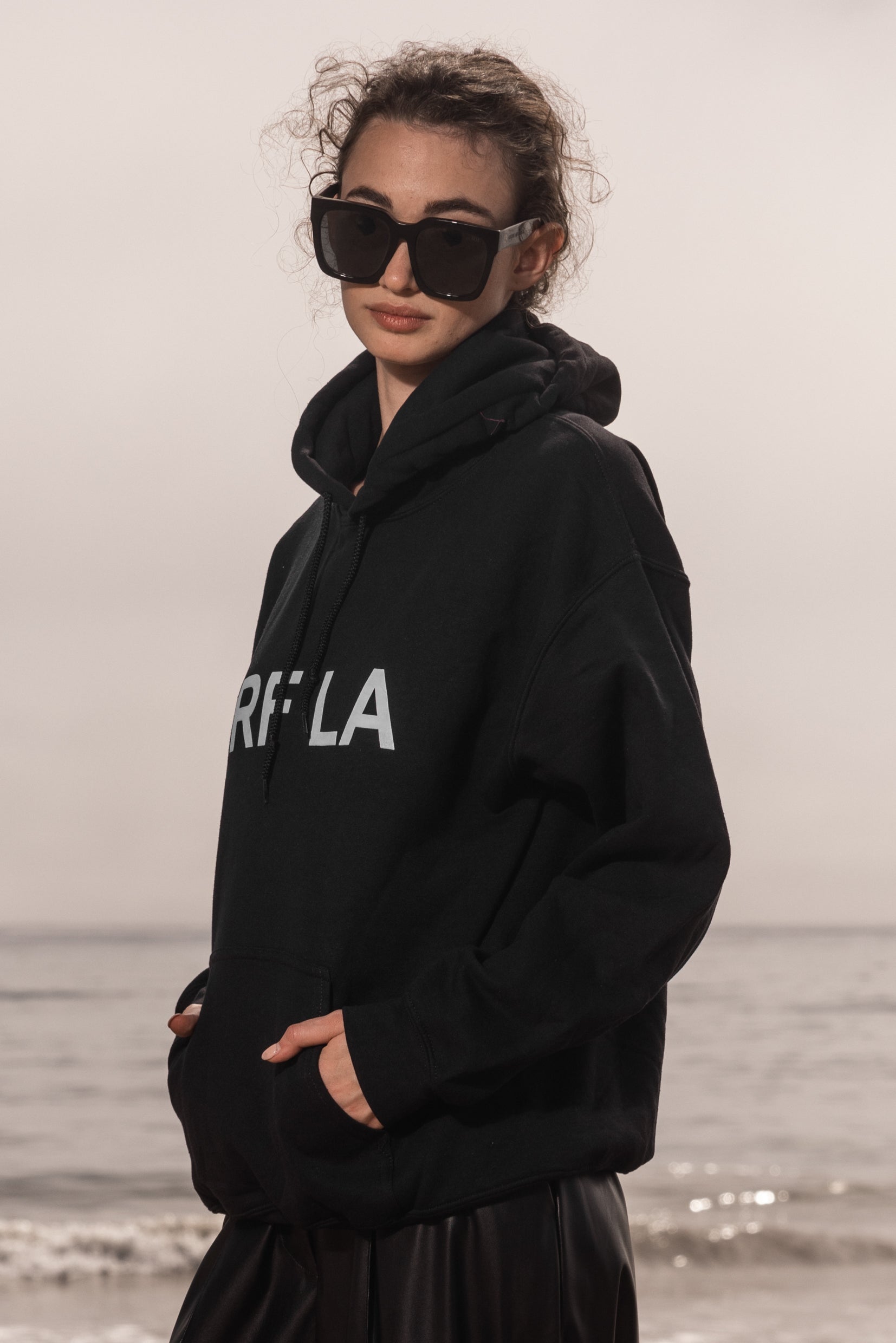 SRF LA CLASSIC HOODIE - BLACK - Heidi Merrick