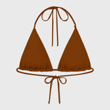 Knotted Triangle Top - Tiger Shark