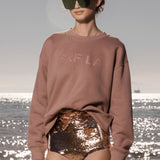 SRF LA CLASSIC CREWNECK - ROSE - Heidi Merrick