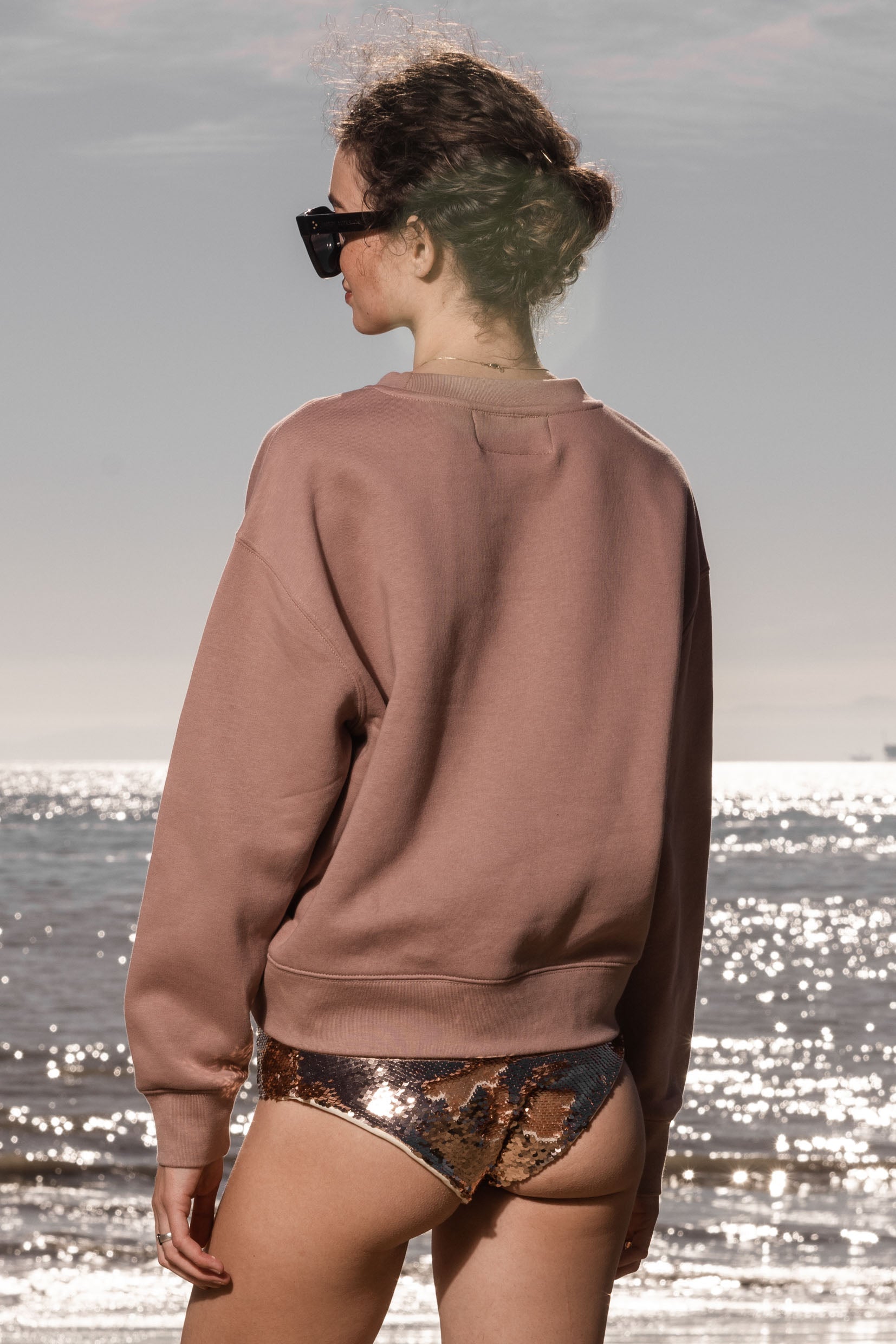 SRF LA CLASSIC CREWNECK - ROSE - Heidi Merrick