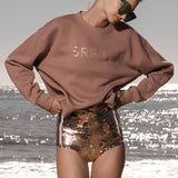 SRF LA CLASSIC CREWNECK - ROSE - Heidi Merrick