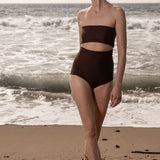 VICENT TOP - CHOCOLATE - Heidi Merrick