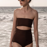 VICENT TOP - CHOCOLATE - Heidi Merrick