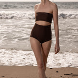 VICENT TOP - CHOCOLATE - Heidi Merrick