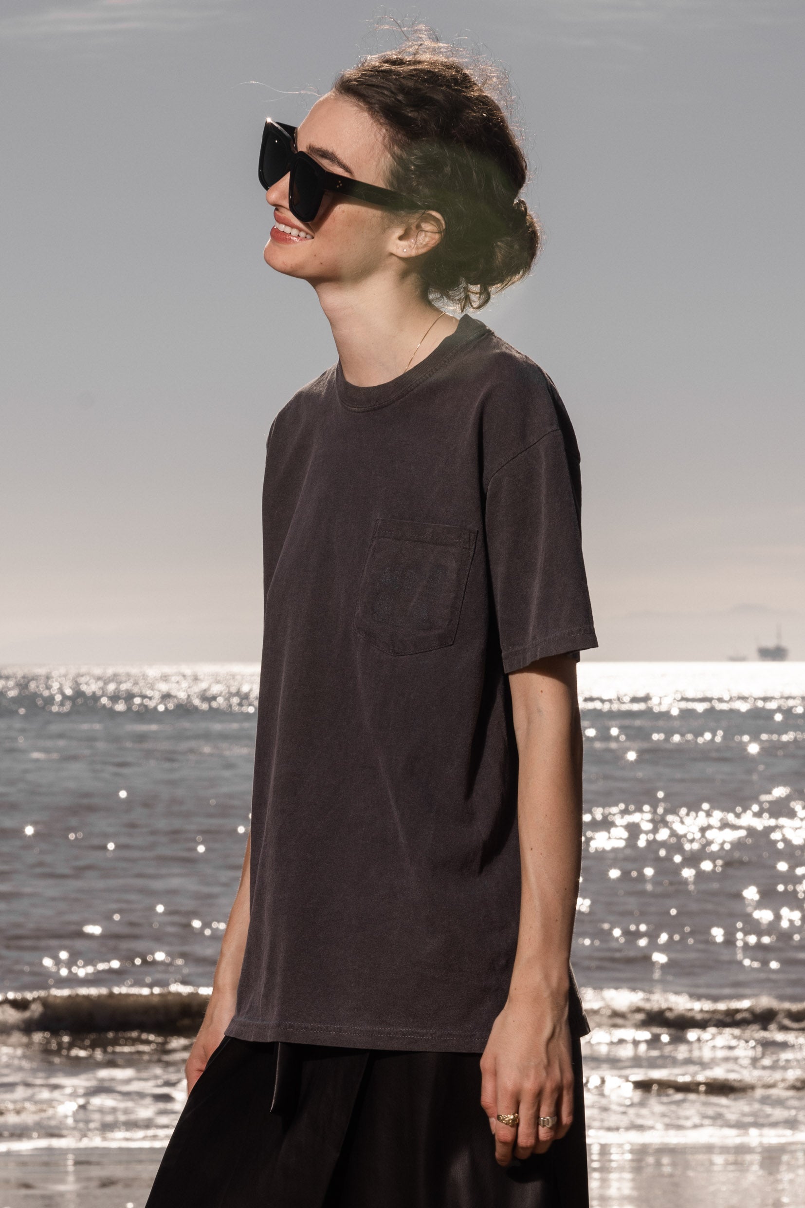 70'S SRF LA TEE - ASH - Heidi Merrick