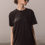 SRF LA TEE - BLACK ON BLACK - Heidi Merrick