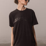 SRF LA TEE - BLACK ON BLACK - Heidi Merrick