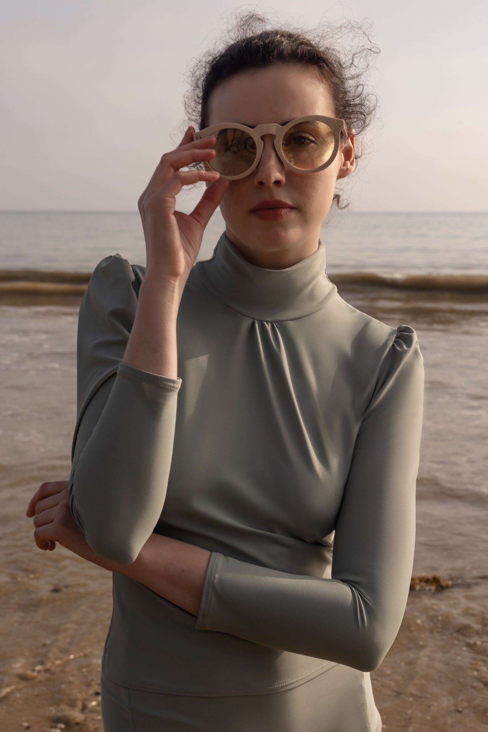 Izzy Rashguard - Agave - Heidi Merrick