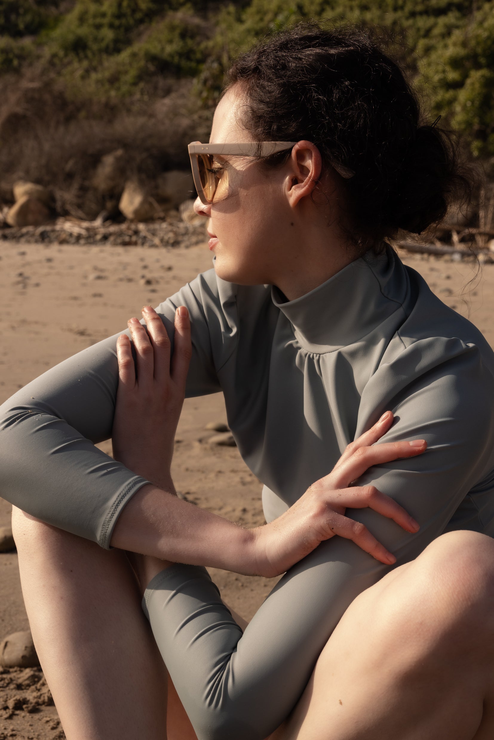 Izzy Rashguard - Agave - Heidi Merrick