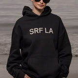 SRF LA Unisex Hoodie - Cream on Black