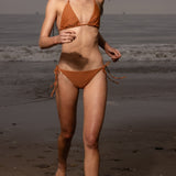 Knotted Triangle Top - Tiger Shark