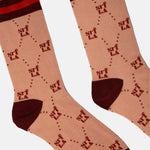70's SRF Socks - Burgundy - Heidi Merrick