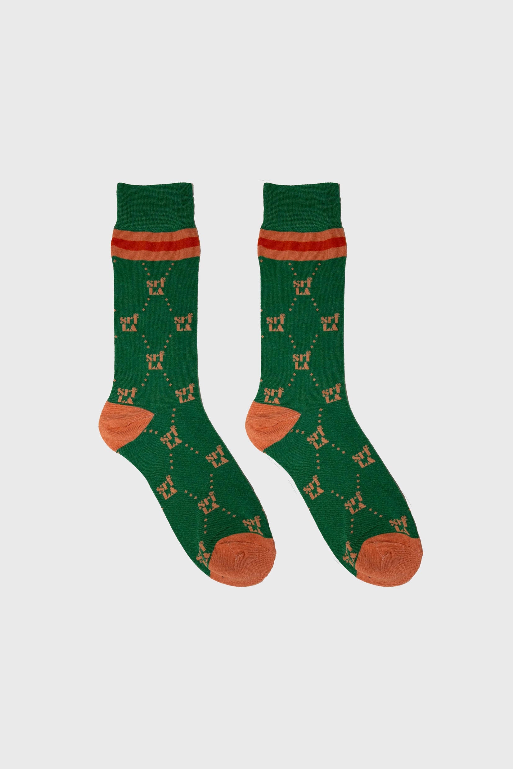 70's SRF Socks - Green - Heidi Merrick