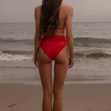 Knotted Triangle Top - Poppy