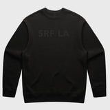 SRF LA Unisex Crewneck - Black on Black