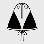 Knotted Triangle Top - Black - Heidi Merrick