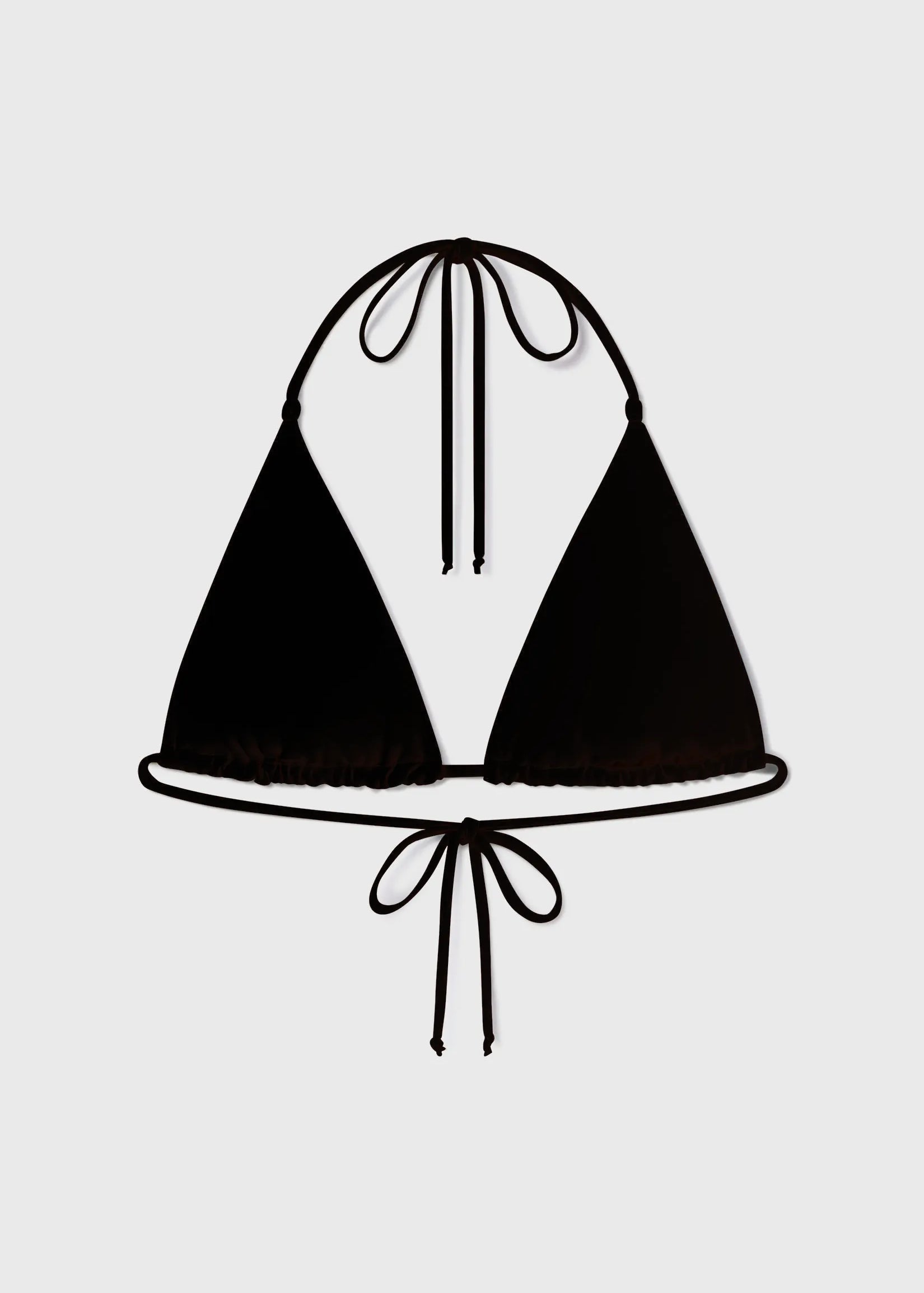 Knotted Triangle Top - Black - Heidi Merrick