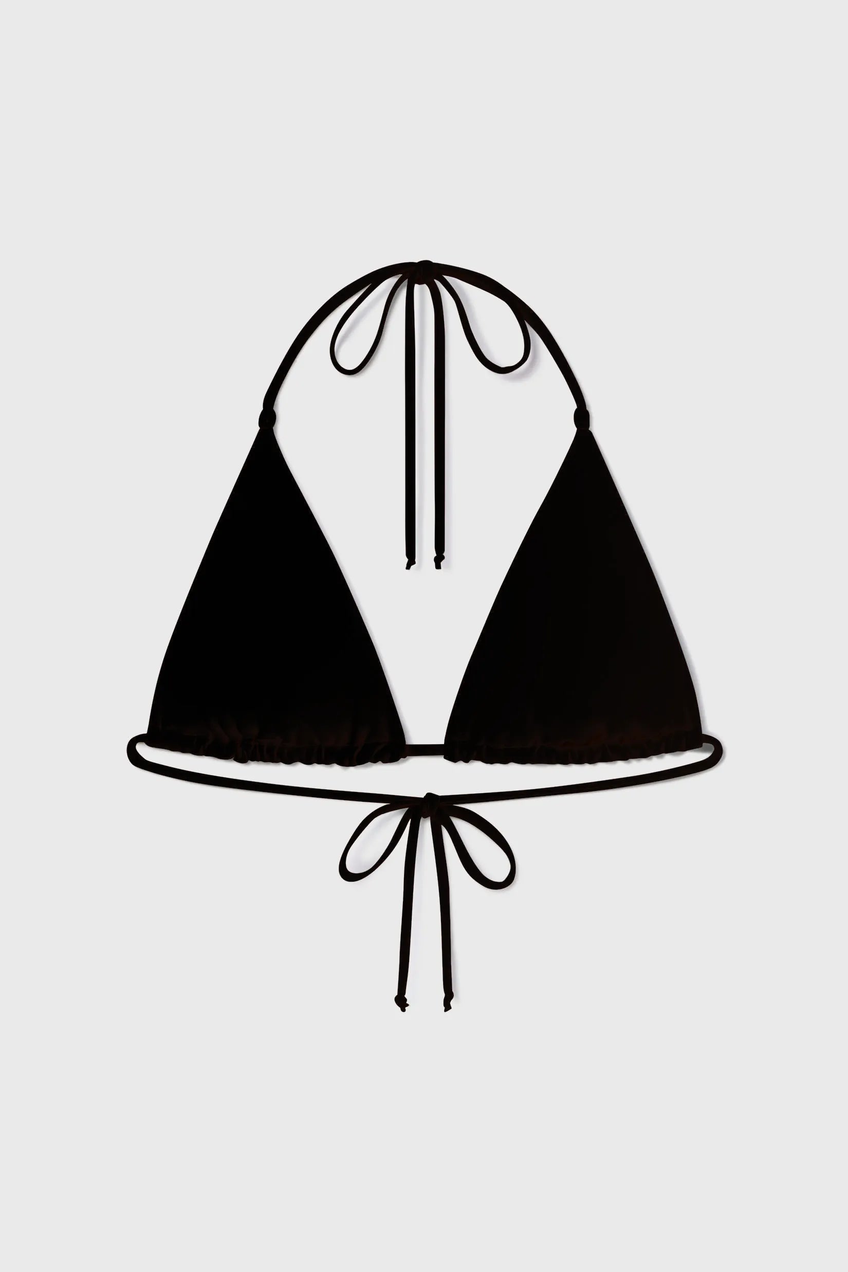 Knotted Triangle Top - Black - Heidi Merrick