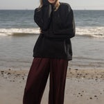 SRF LA Unisex Crewneck - Black on Black - Heidi Merrick