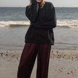 SRF LA Unisex Crewneck - Black on Black - Heidi Merrick