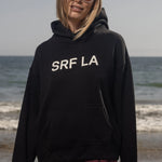 SRF LA Classic Hoodie - Ivory on Black - Heidi Merrick
