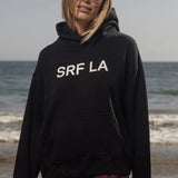 SRF LA Classic Hoodie - Ivory on Black - Heidi Merrick