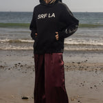 SRF LA Classic Hoodie - Ivory on Black - Heidi Merrick